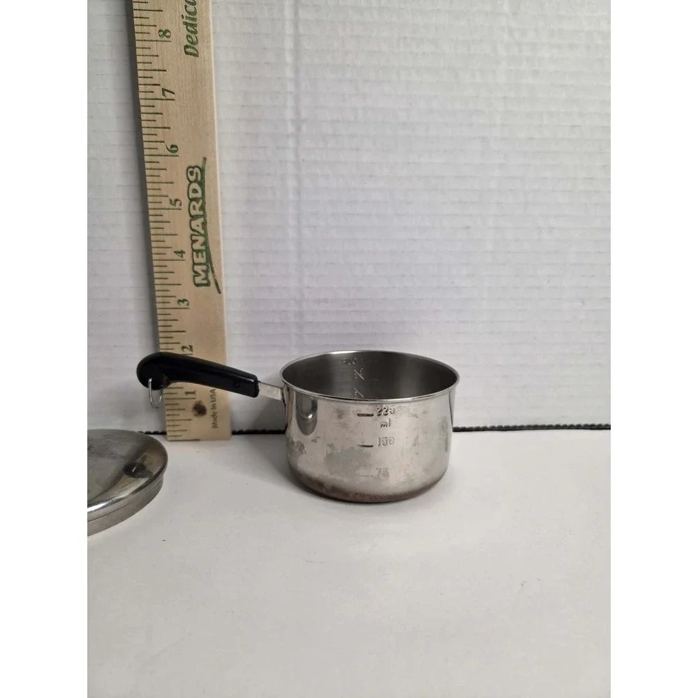Revere Ware Measuring Cup Pot Copper Bottom Mini Pot Vintage 6